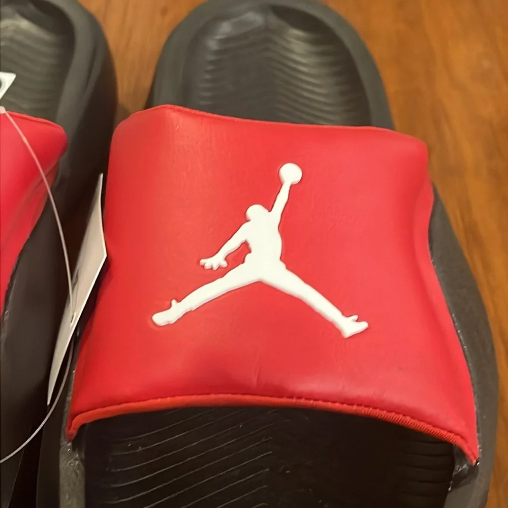 Nike Jordan Franchise Slides Sandals Shoes new HF3263 600 red black Men’s Size 8